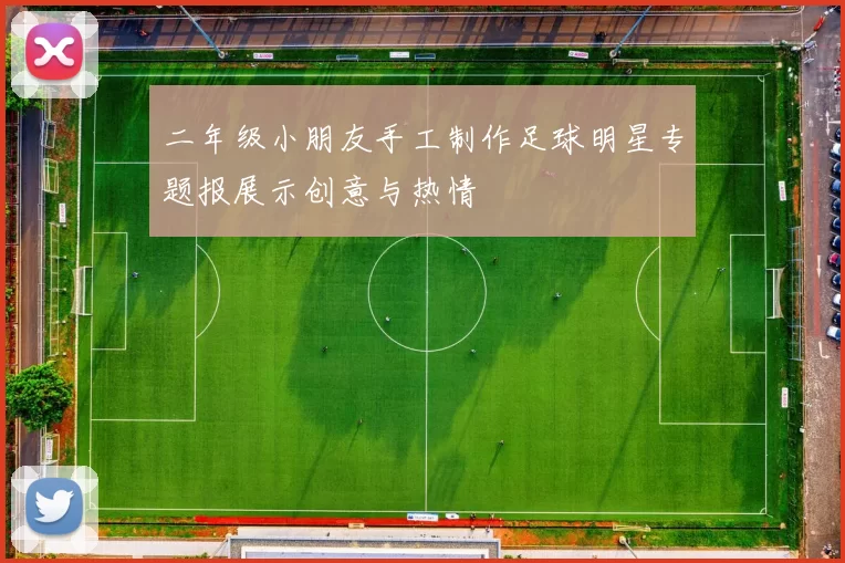 二年级小朋友手工制作足球明星专题报展示创意与热情