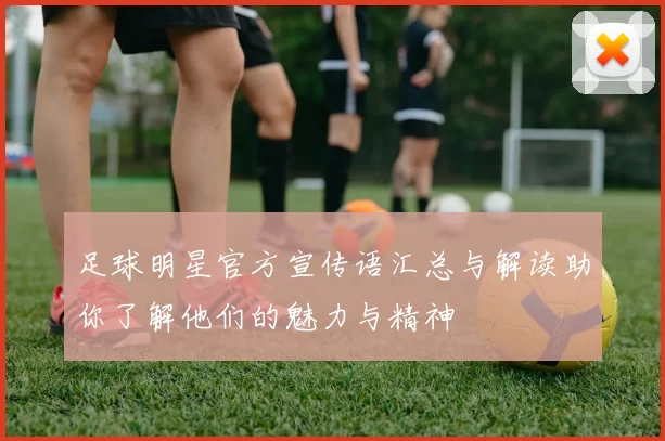 足球明星官方宣传语汇总与解读助你了解他们的魅力与精神