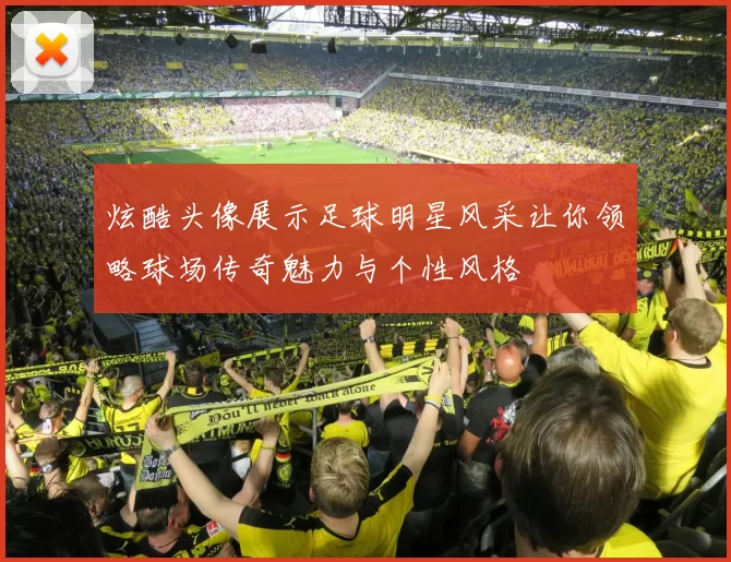 炫酷头像展示足球明星风采让你领略球场传奇魅力与个性风格